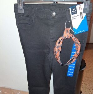 Youth Girl Black Skinny Jeans Size 10/12